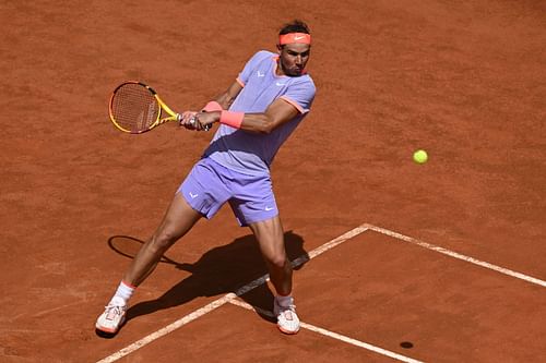 Rafael Nadal at the Italian Open.