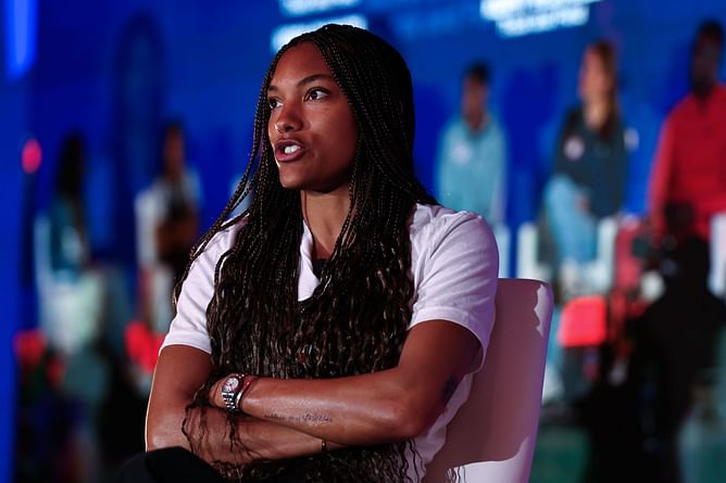 "Being a girl in sports is so scary"- Tara Davis-Woodhall opens up about struggles faced by women athletes as she gears up for the Olympics