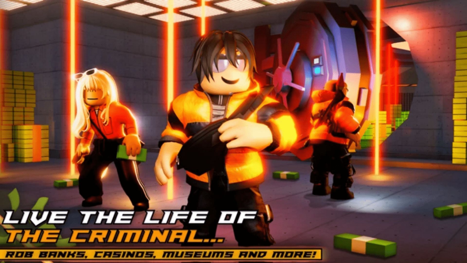 Official gameplay cover for Jailbreak (Image via Roblox)