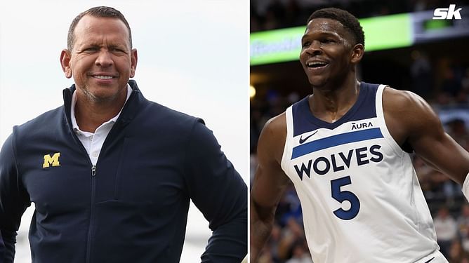 WATCH: Alex Rodriguez hypes up Anthony Edwards & Co. following Timberwolves Game 4 victory on the road