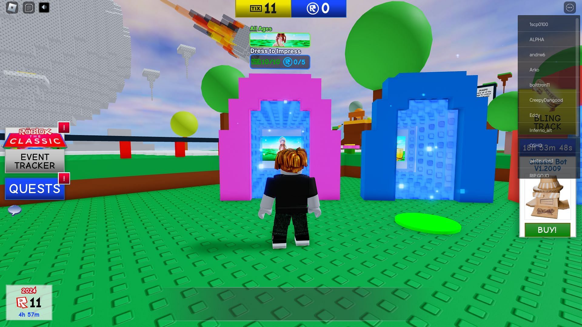 One can join the experience through the main hub portal (Image via Roblox || Sportskeeda)