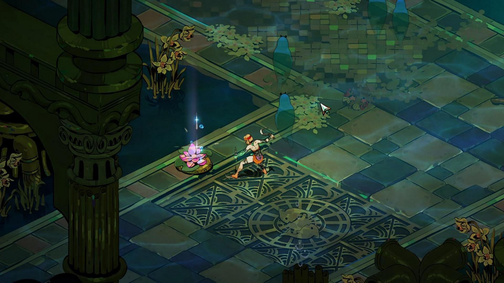 Oceanus region contains Lotus in Hades 2 (Image via Supergiant Games)