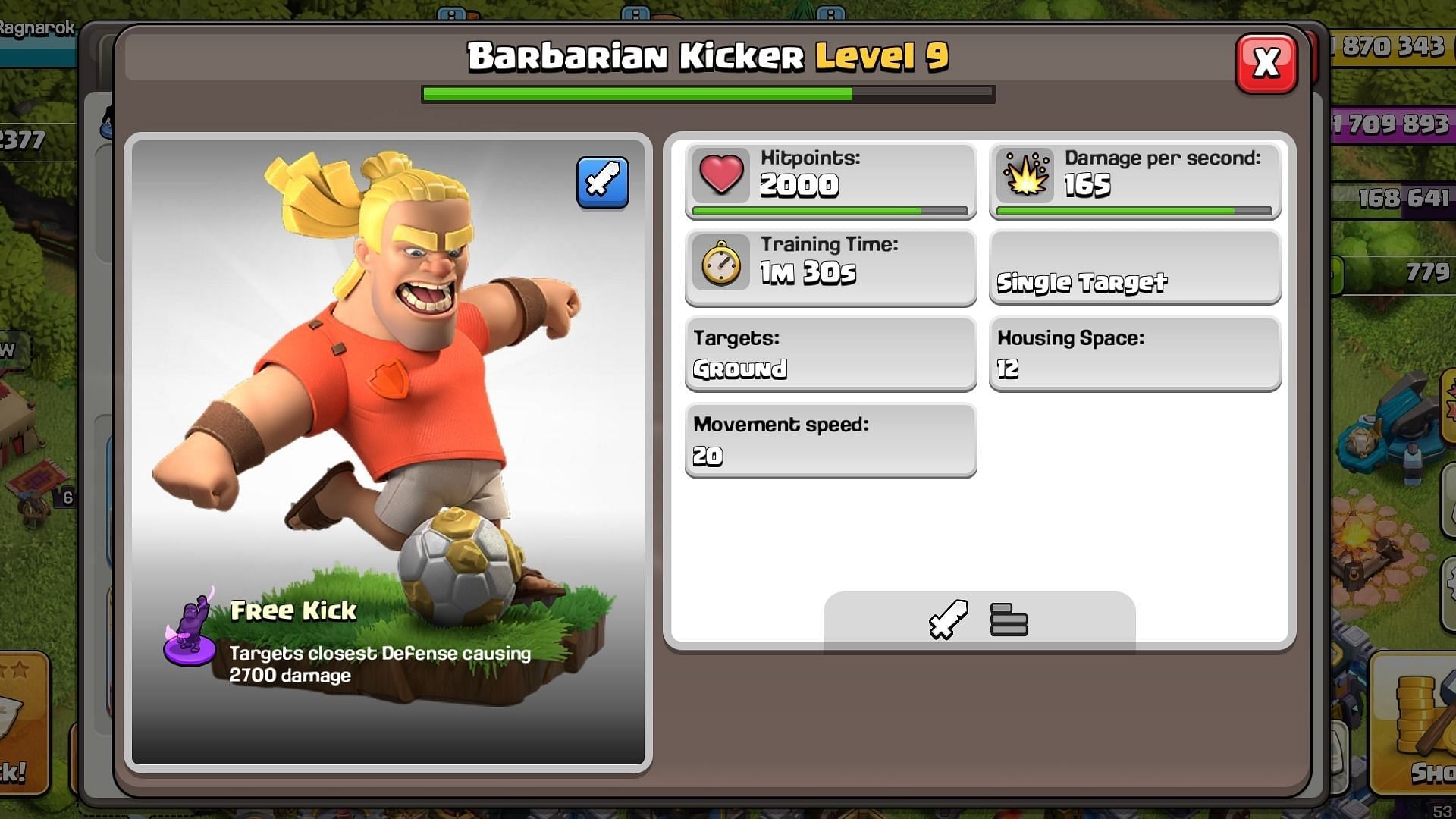 Make the most of Barbarian Kicker (Image via Supercell)