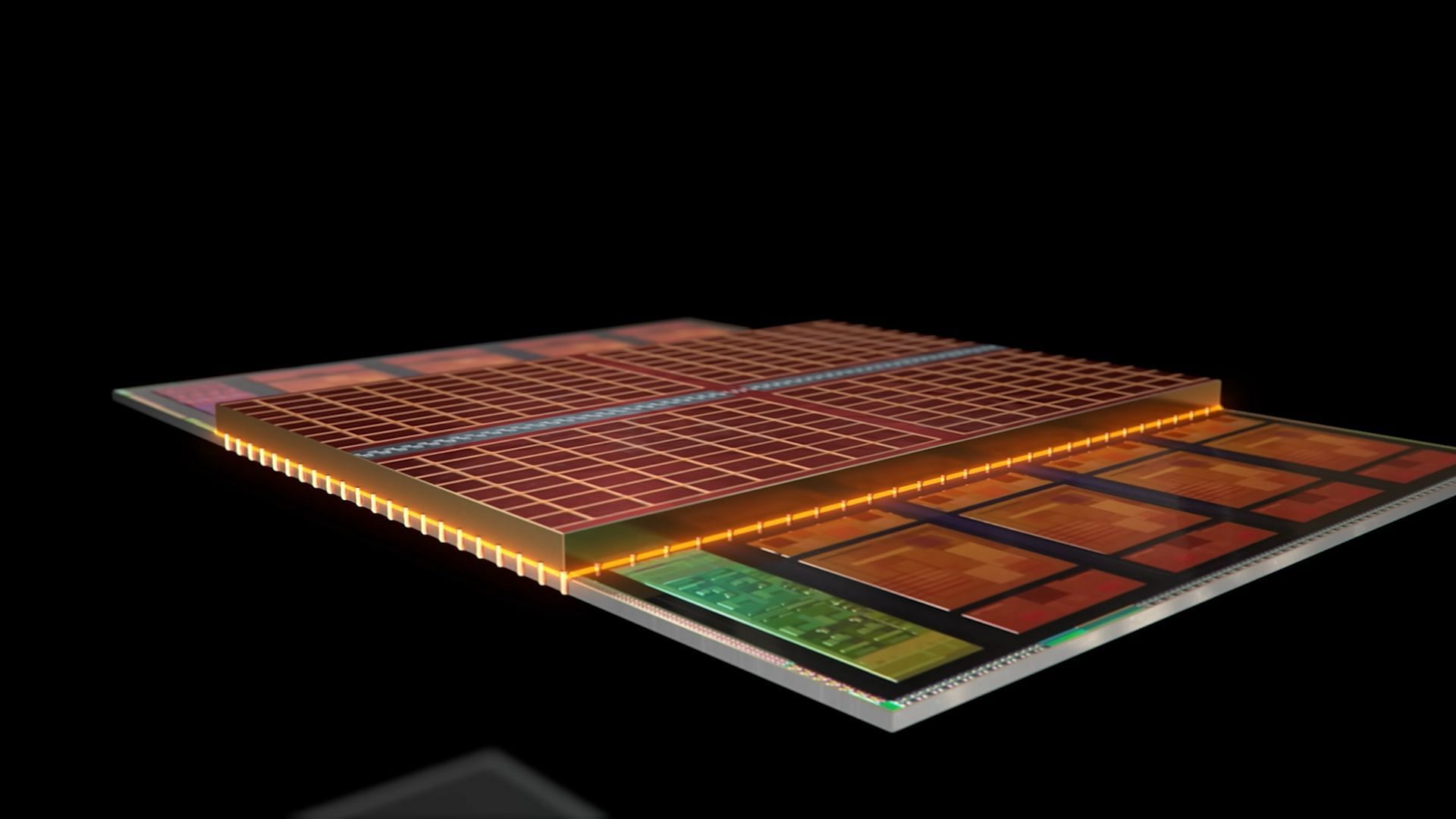 AMD Zen 4 V-cache technology (Image via AMD)