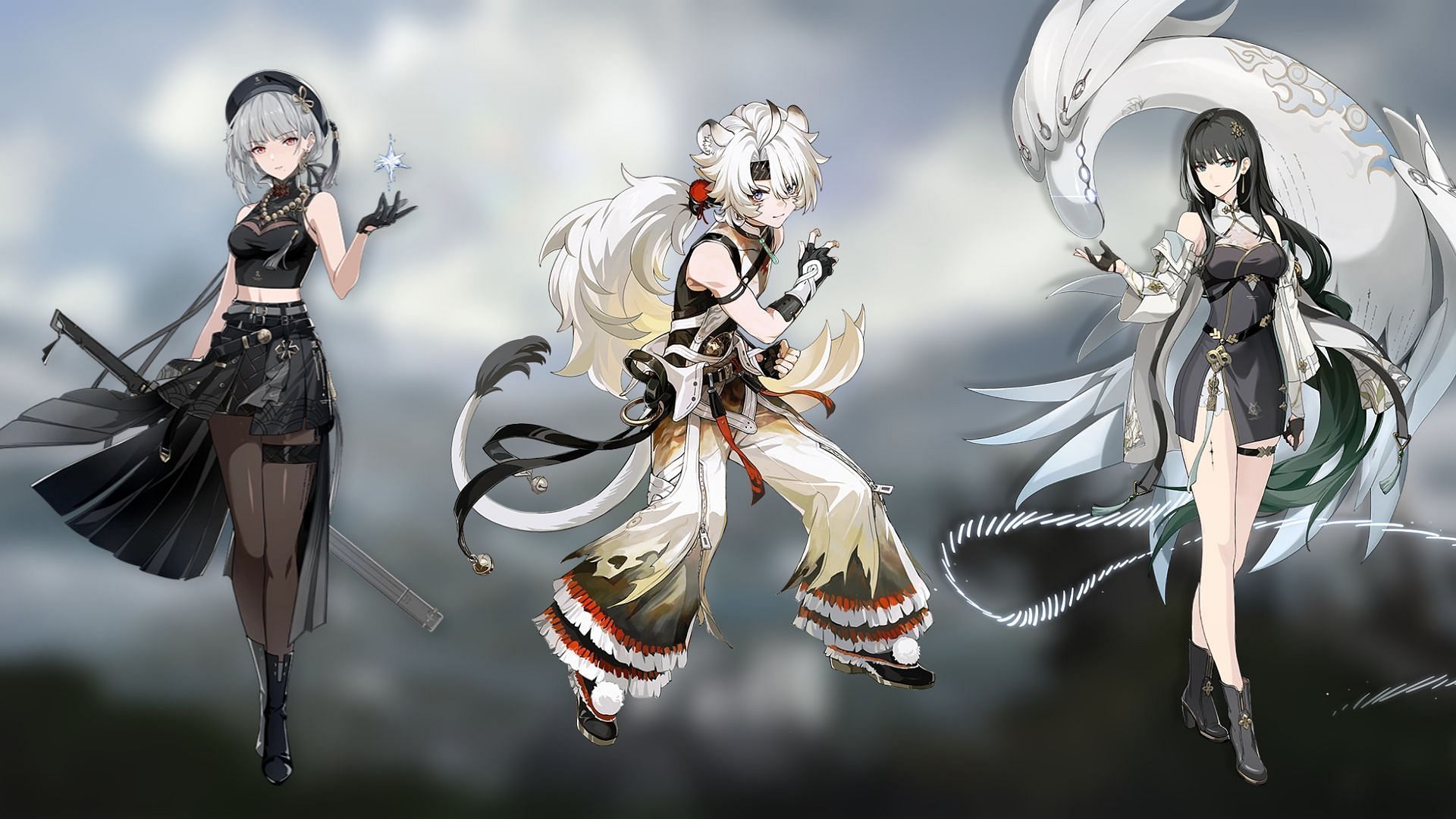 Sanhua, Lingyang, and Baizhi in Wuthering Waves (Image via Kuro Games)