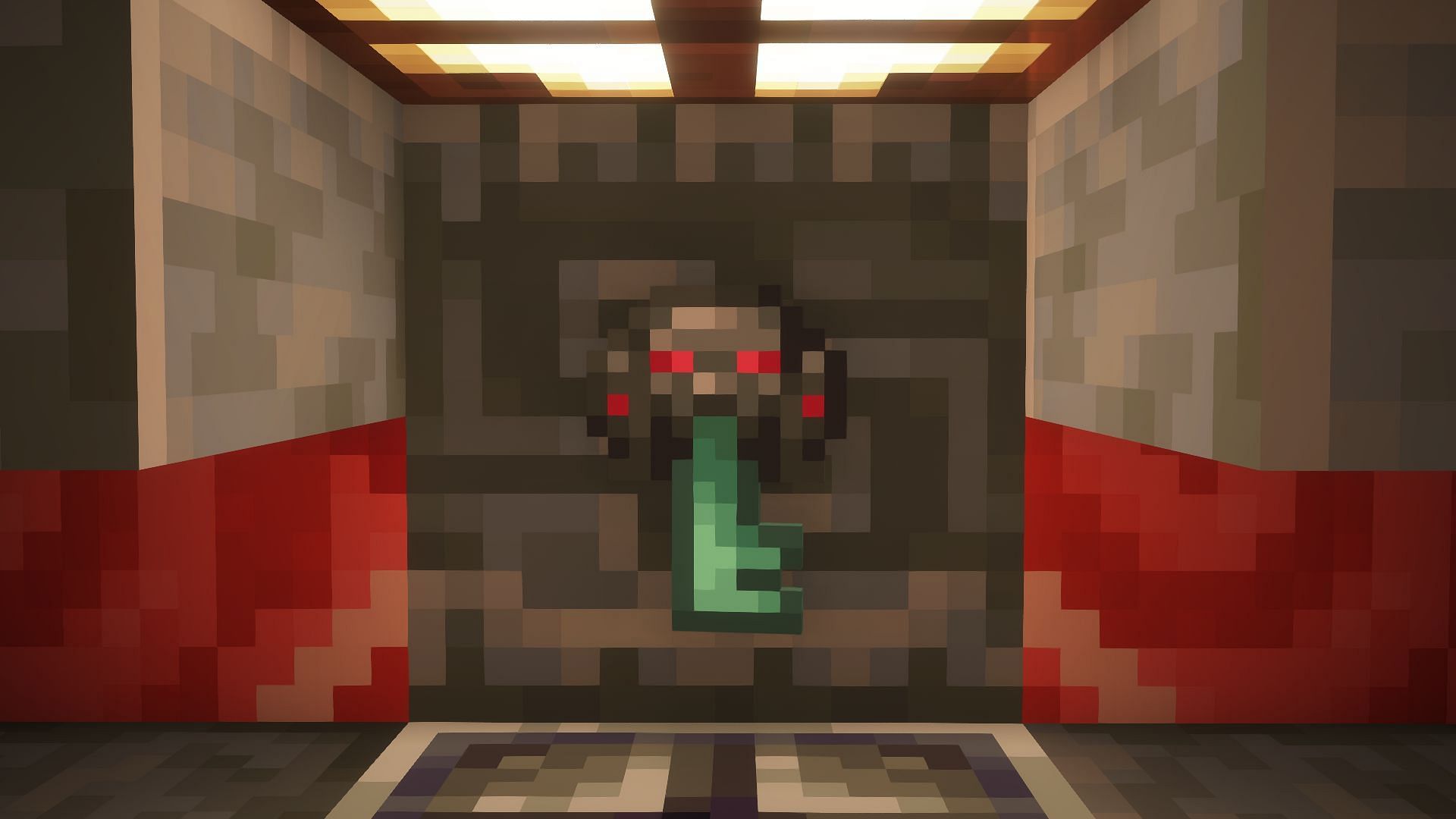 An ominous trial key (Image via Mojang)