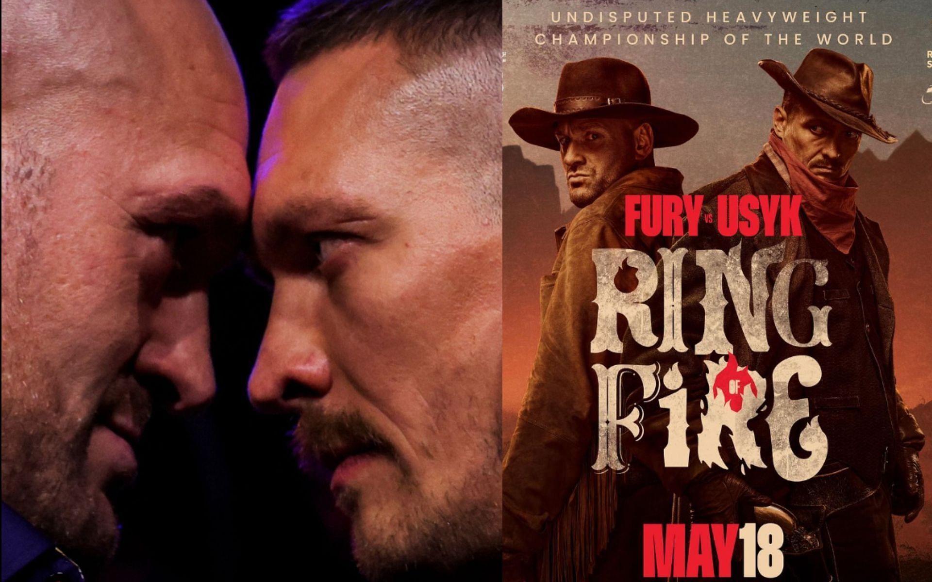 Tyson Fury (left) unloads on Oleksandr Usyk (right) and his promoter ahead of heavyweight showdown [Images courtesy of @tysonfury on Instagram]