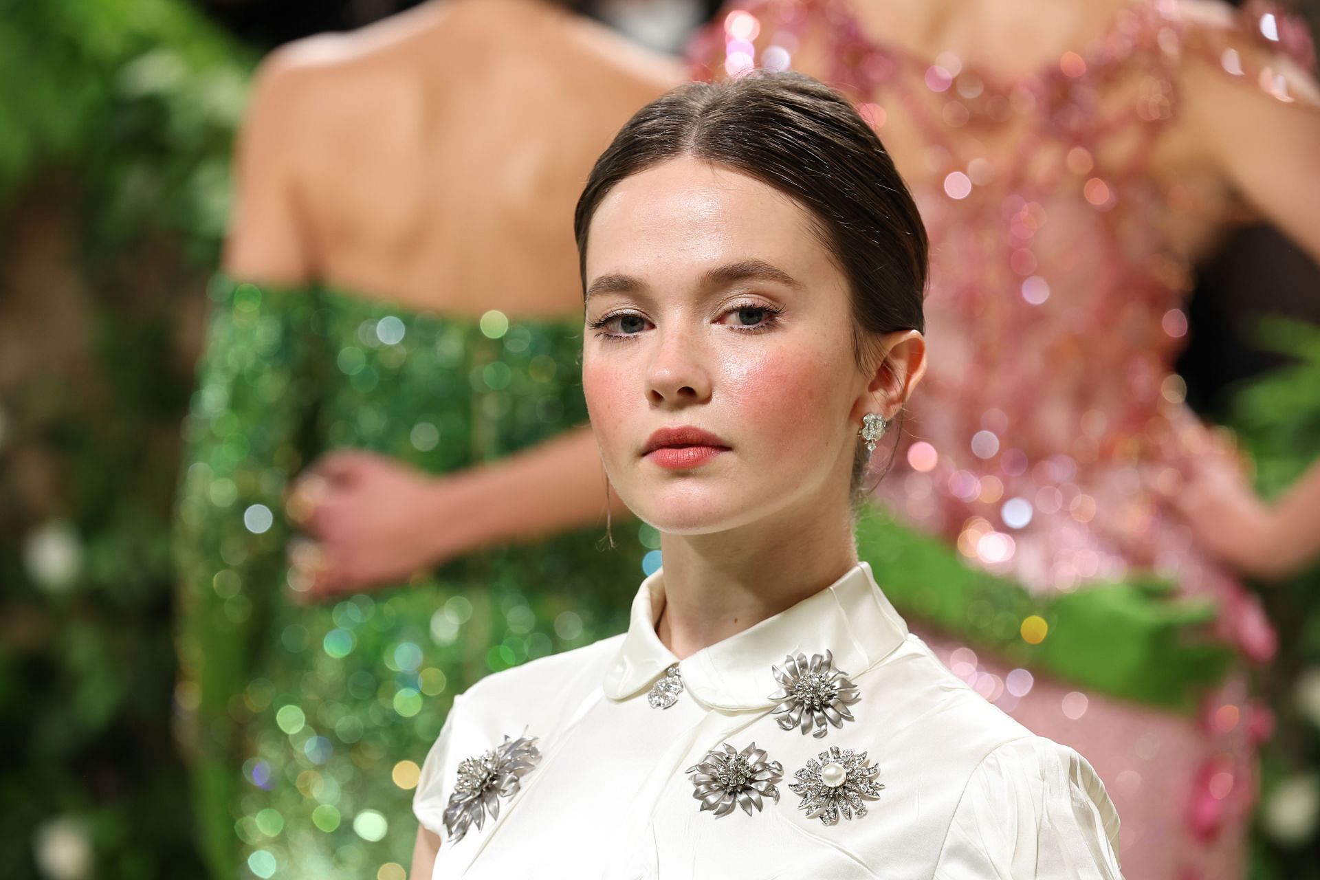 Cailee Spaeny in the 2024 Met Gala (Photo by Marleen Moise/Getty Images)