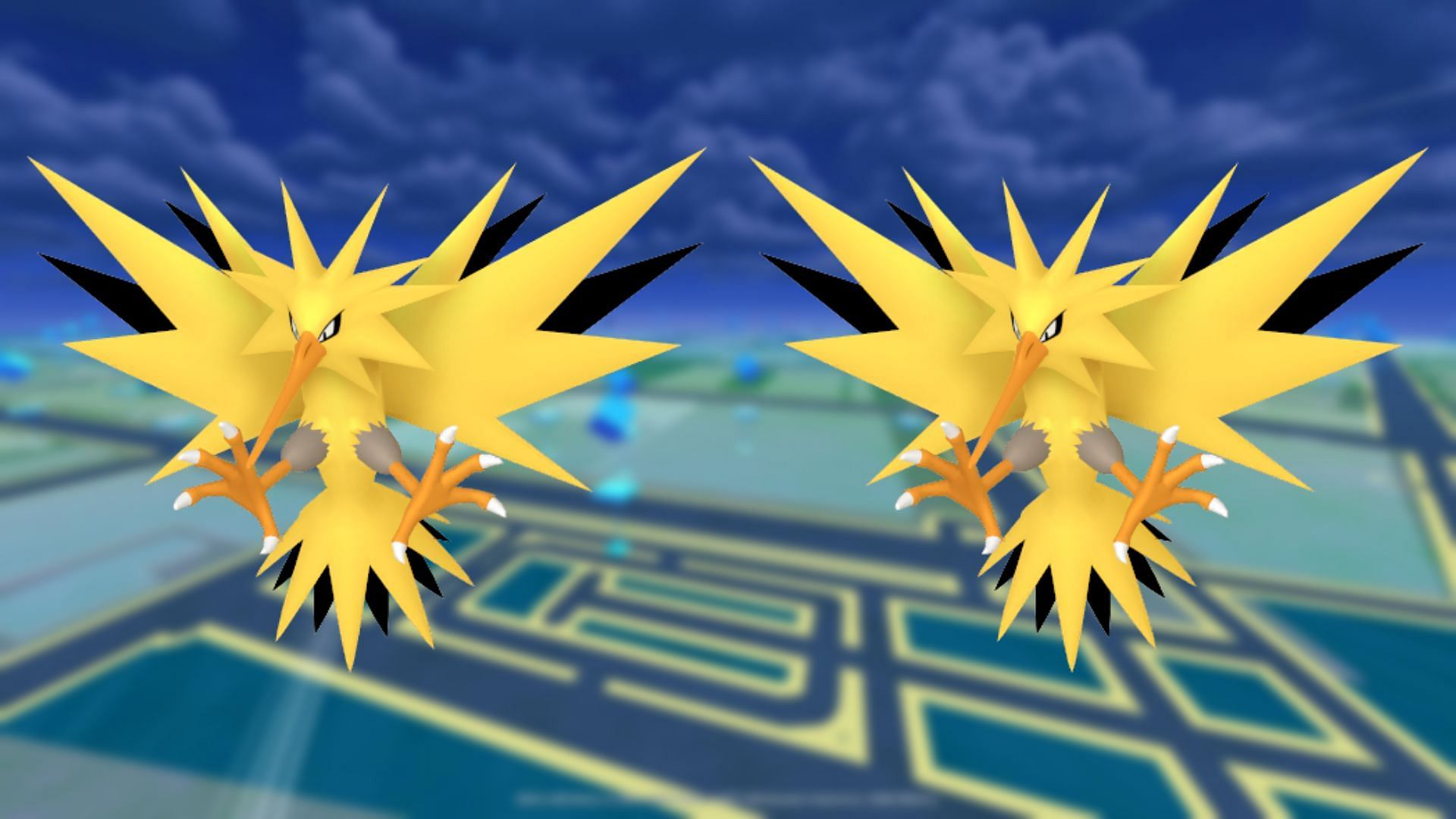 Regular and shiny Zapdos (Image via TPC)