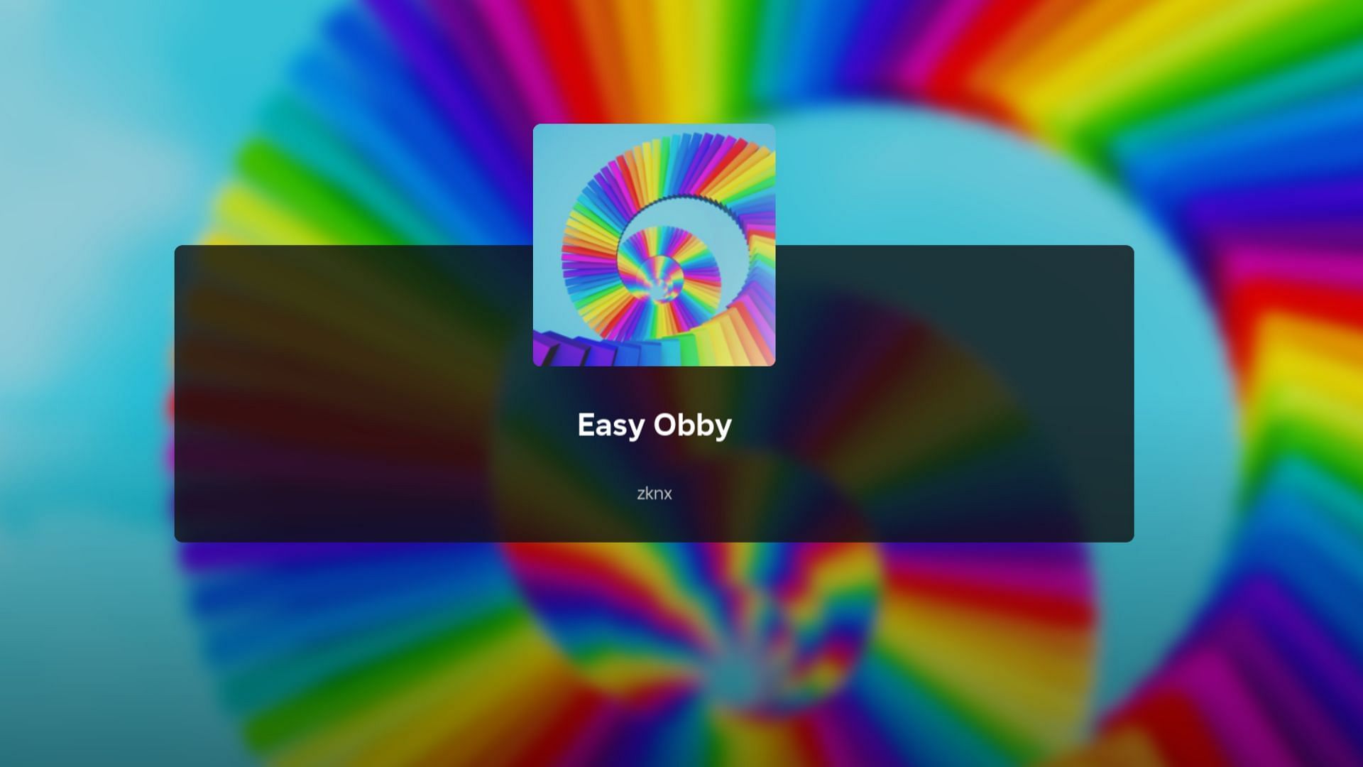 Easy Obby is the best if you want to chill and have some fun (Image via Roblox || Sportskeeda)