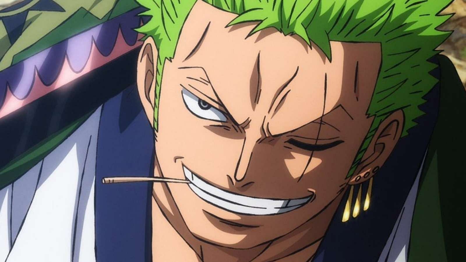Roronoa Zoro as seen in the One Piece anime (Image via Toei Animation)