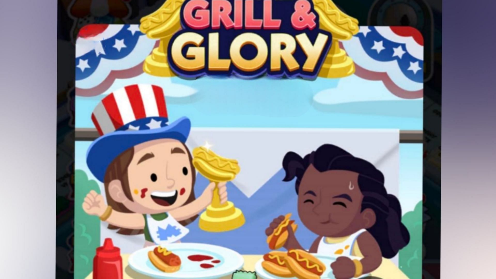 Monopoly Go Grill and Glory tournament is available for everyone (Image via Scopely) 