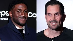 Watch: Heisman Trophy winners Reggie Bush and Matt Leinhart team up for first pitch at Dodgers vs Reds game