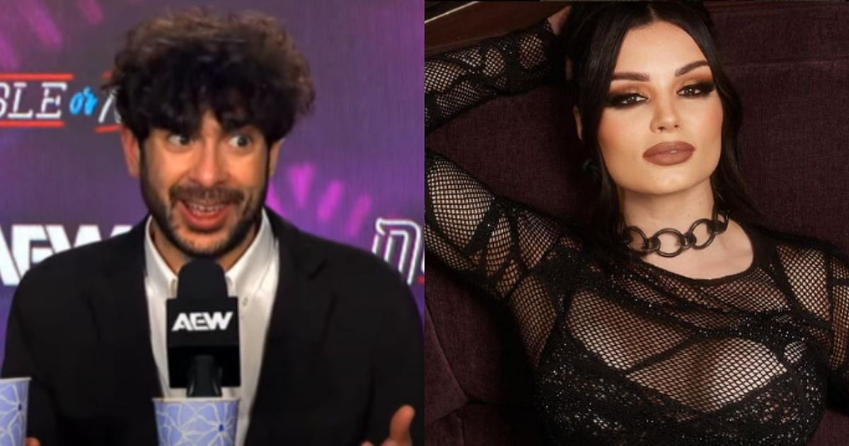 Tony Khan (left) and Saraya (right) [Images ffrom AEW YouTube and Saraya