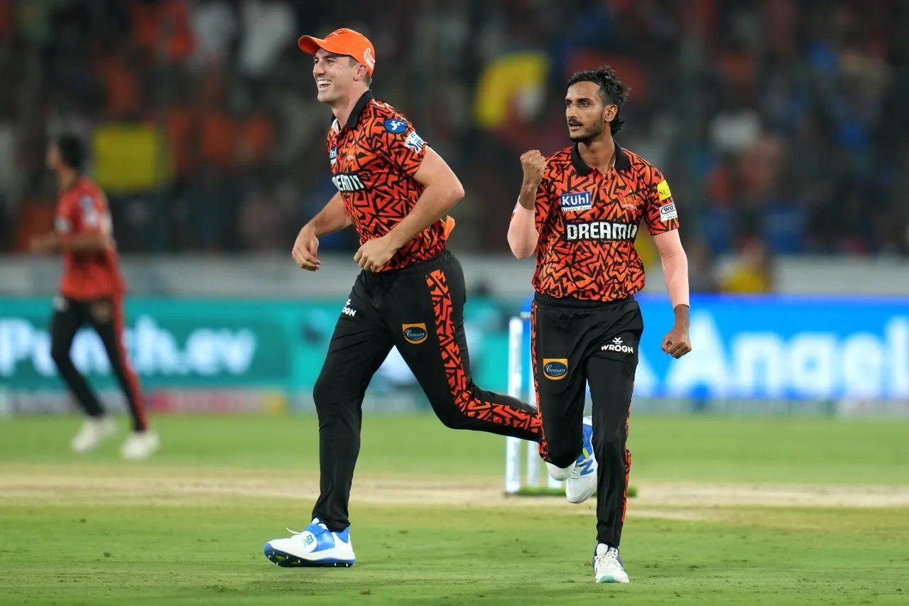 Pat Cummins (left) has led SRH to second position after the IPL 2024 league phase. [P/C: iplt20.com]