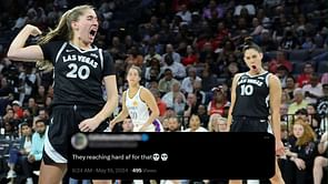 “They reaching hard af for that” - WNBA fans displeased with comparisons on Kelsey Plum and Kate Martin’s celebration to Miami’s iconic duo
