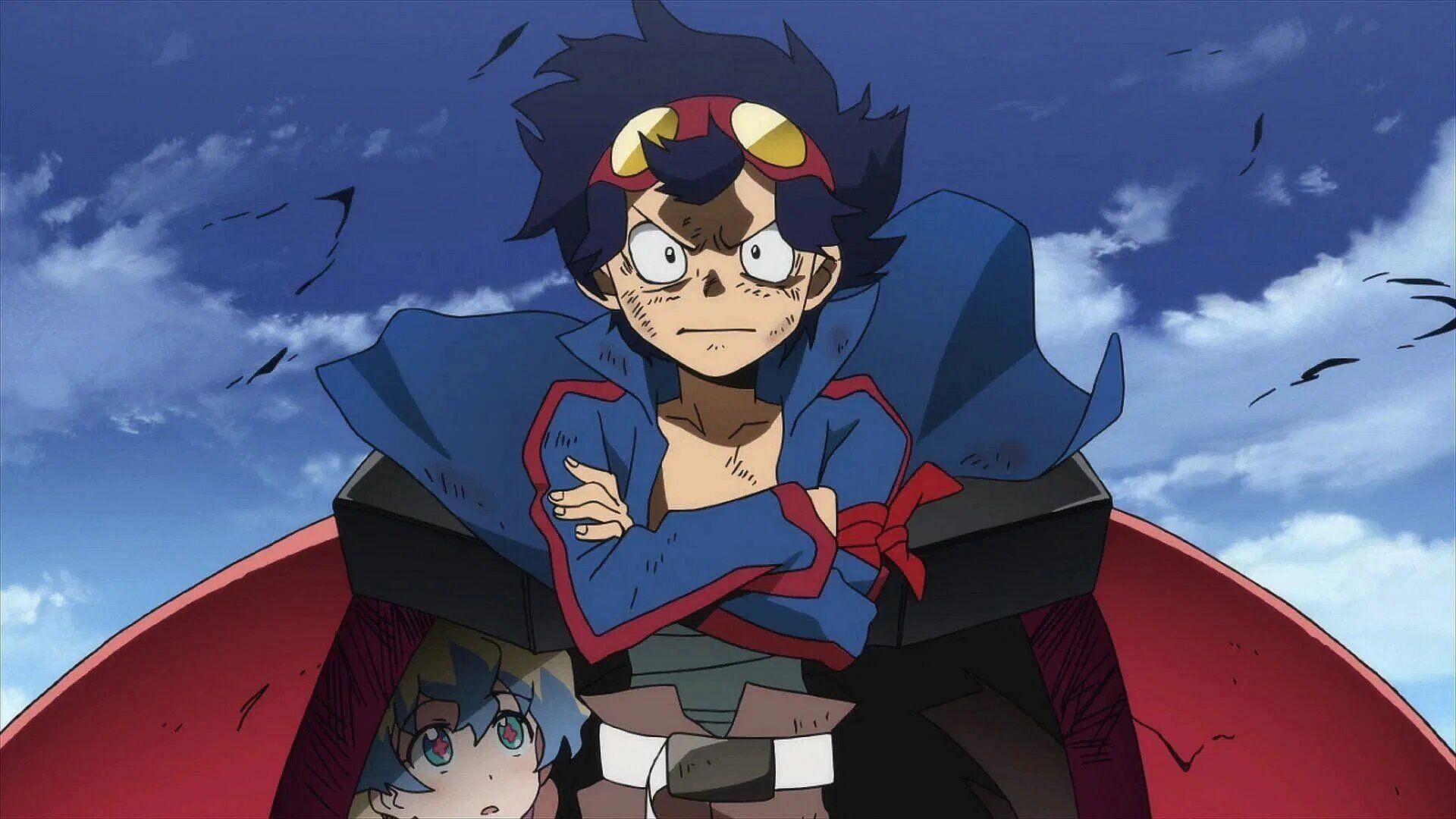 &#039;Gurren Lagann&#039; - Another prominent option for the best one-season anime series (Image via Gainax)