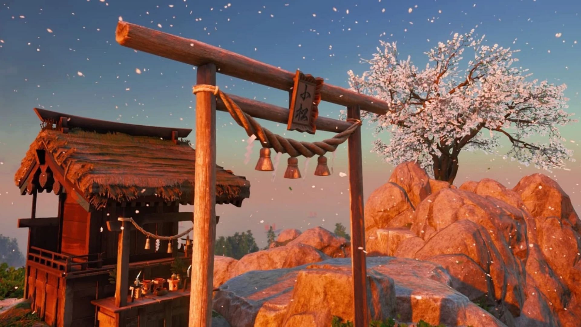 Shinto Shrines in Ghost of Tsushima.
