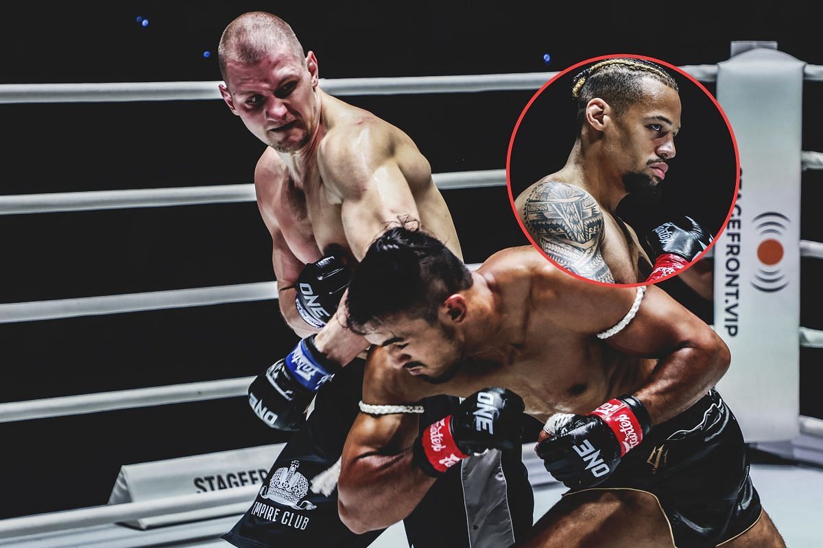 Regian Eersel (inset) not entirely impressed by Dmitry Menshikov&rsquo;s &lsquo;great&rsquo; knockout win over Sinsamut. -- Photo by ONE Championship