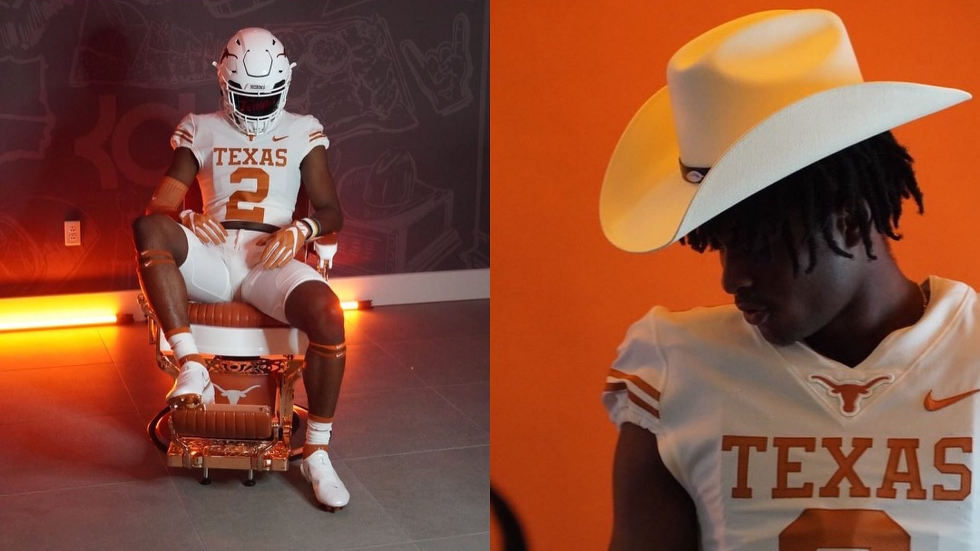 Michael Terry III is scheduled to visit Texas Longhorns in June (Images via Instagram/Michael Terry)