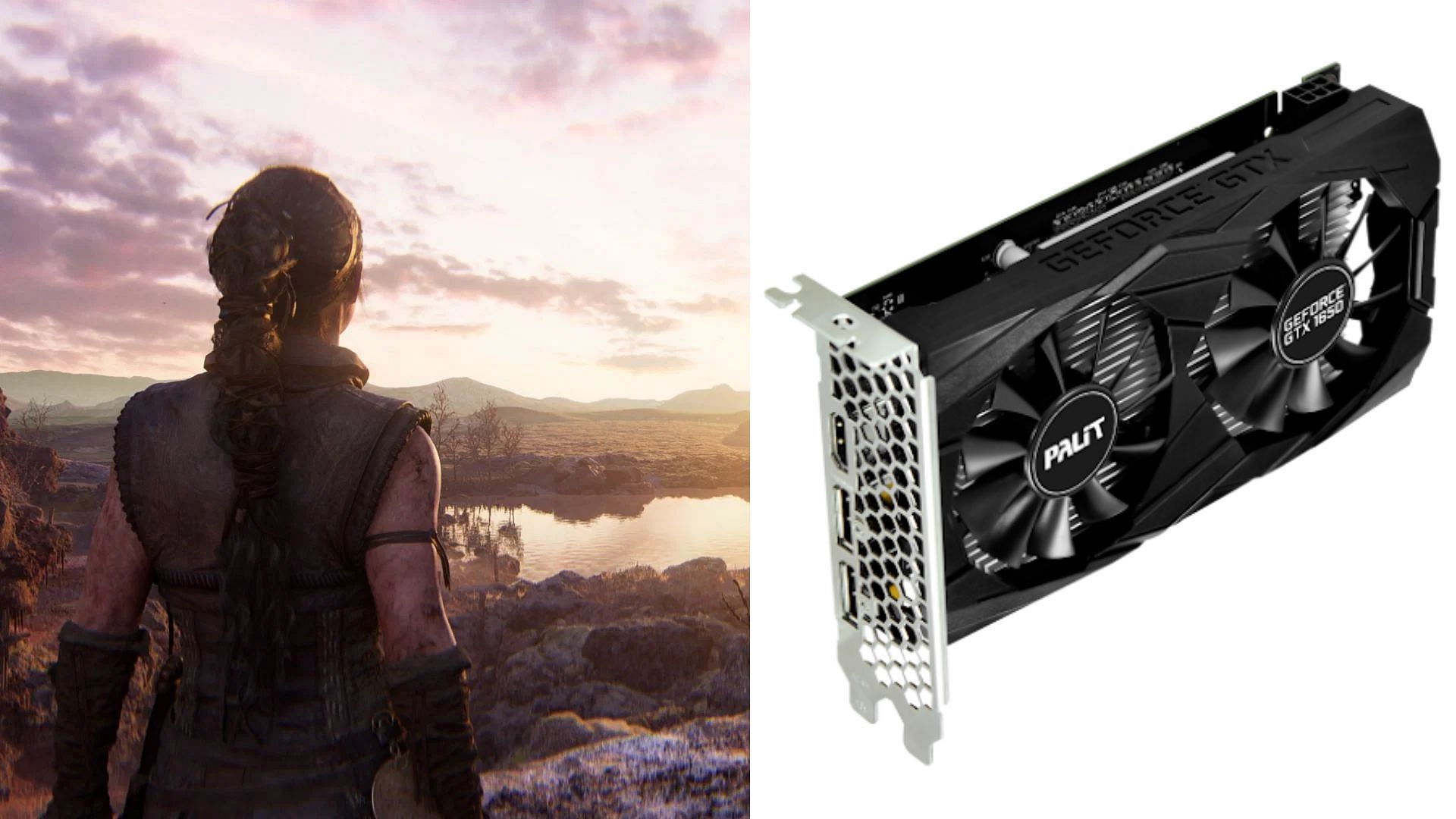 The Nvidia GTX 1650 and 1650 Super can play Senua