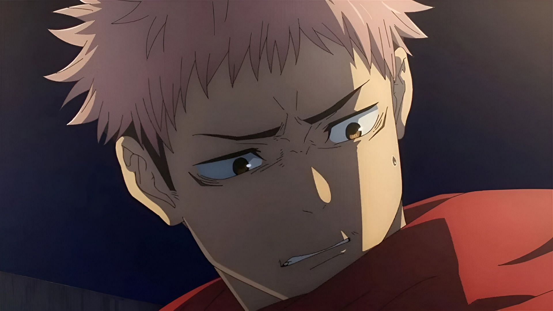 Yuji, as seen in Jujutsu Kaisen anime (Image via MAPPA)