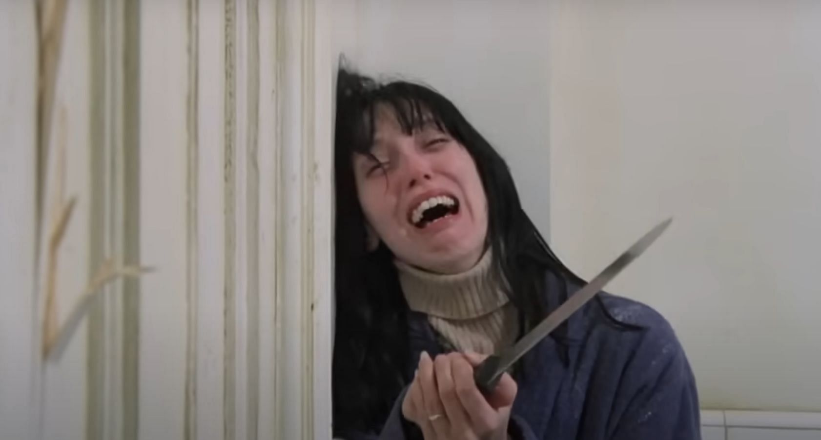 Shelley Duvall in The Shining is a prime example of an actor not acting (Image via WB)
