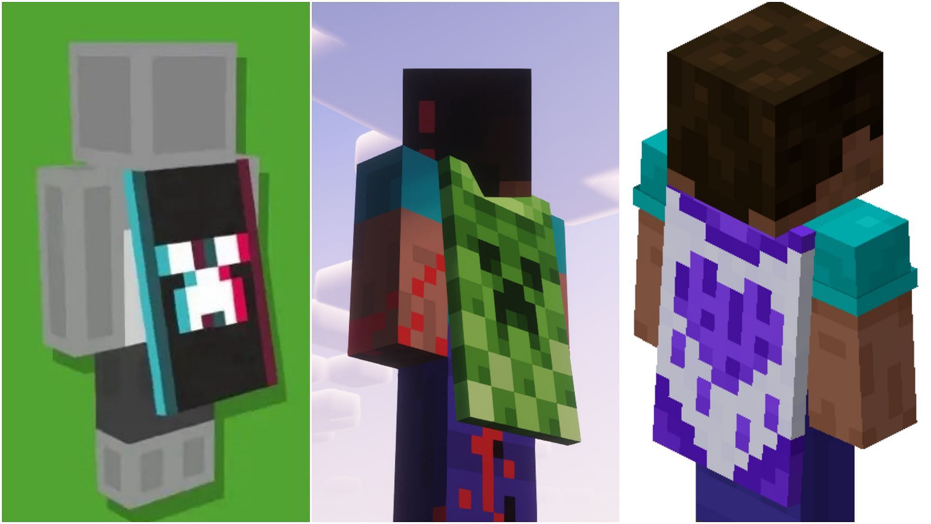 These three capes were given for free during Minecraft