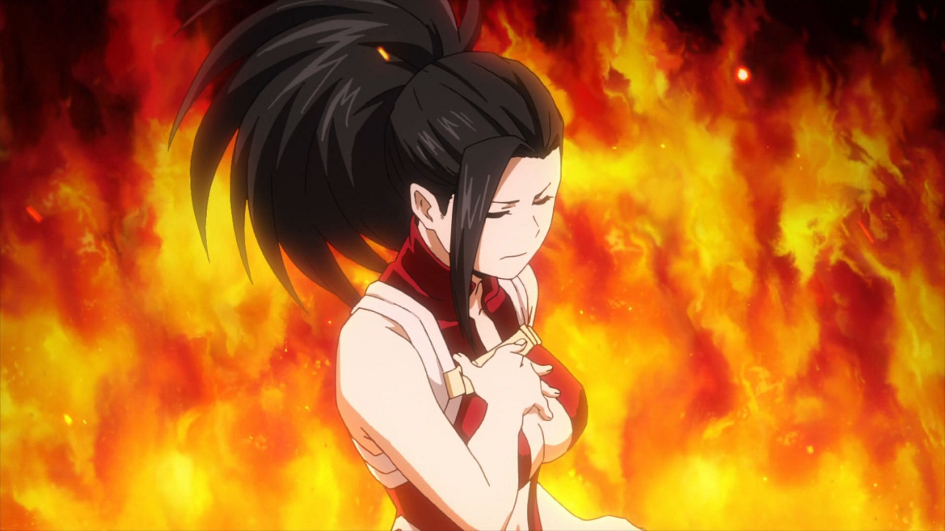 Yaoyorozu as seen in the My Hero Academia anime (Image via BONES)