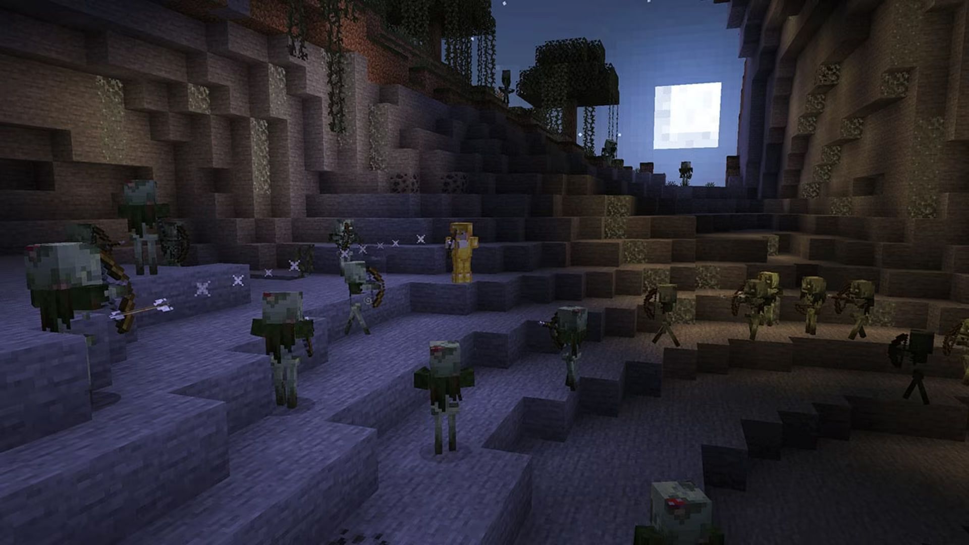 the bogged in Minecraft is a hostile mob (Image via Mojang Studios)