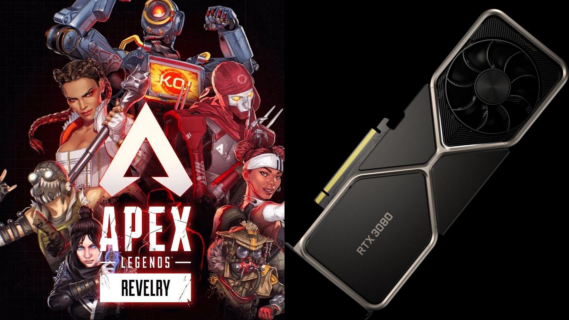 The Nvidia RTX 3080 and 3080 Ti are powerful cards for playing Apex Legends (Image via Nvidia and EA)