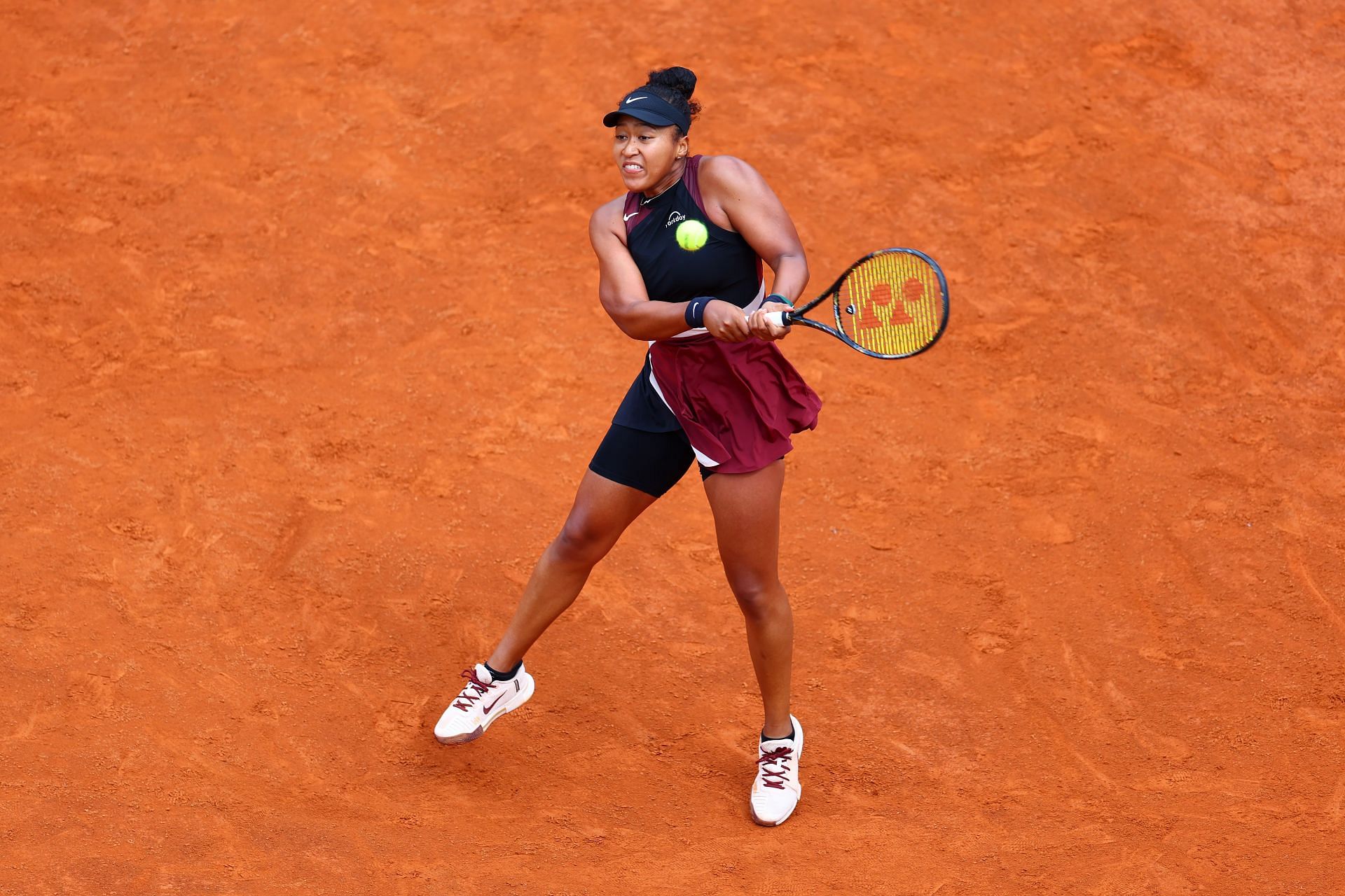 Naomi Osaka at the 2024 Italian Open.