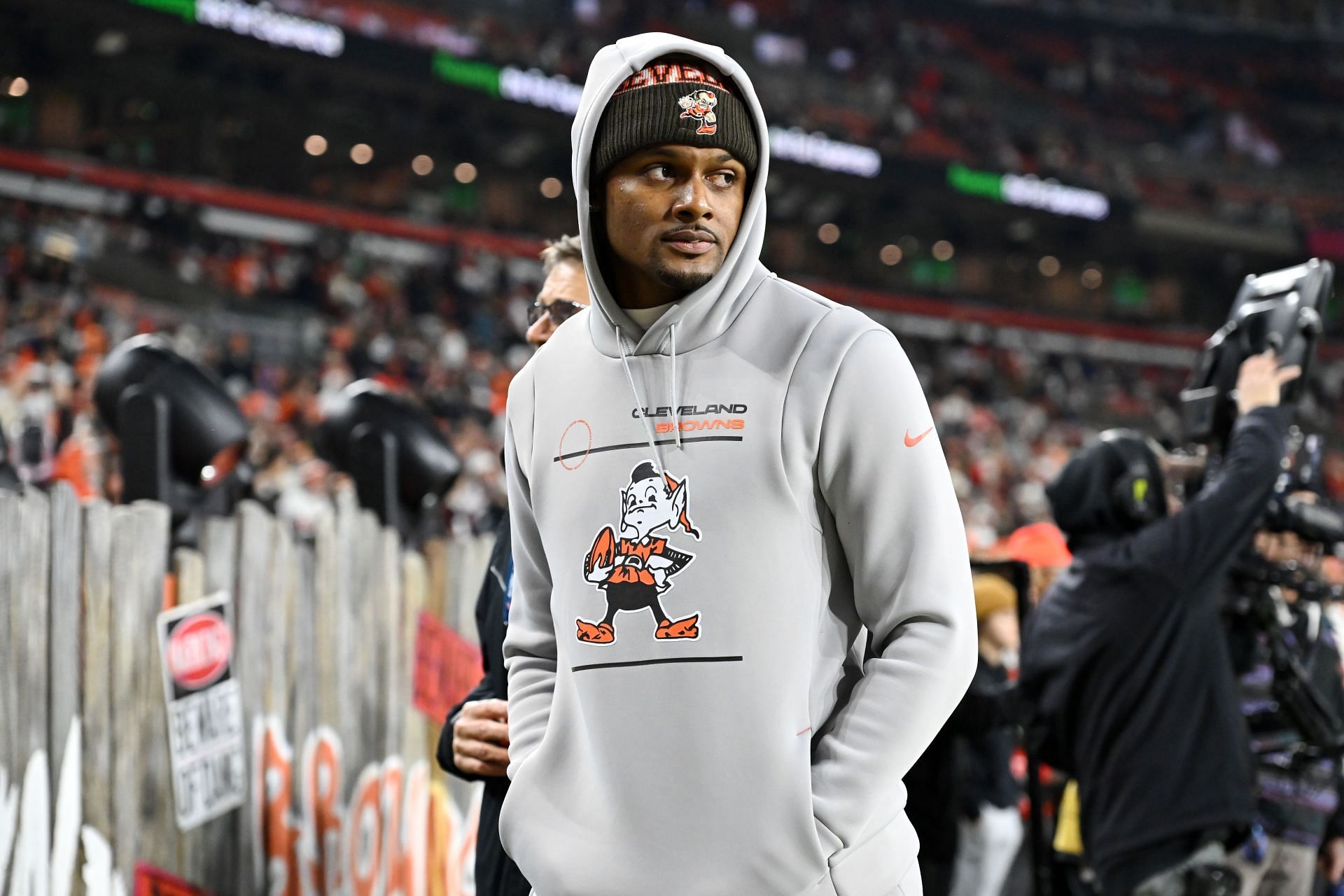 Deshaun Watson at New York Jets v Cleveland Browns