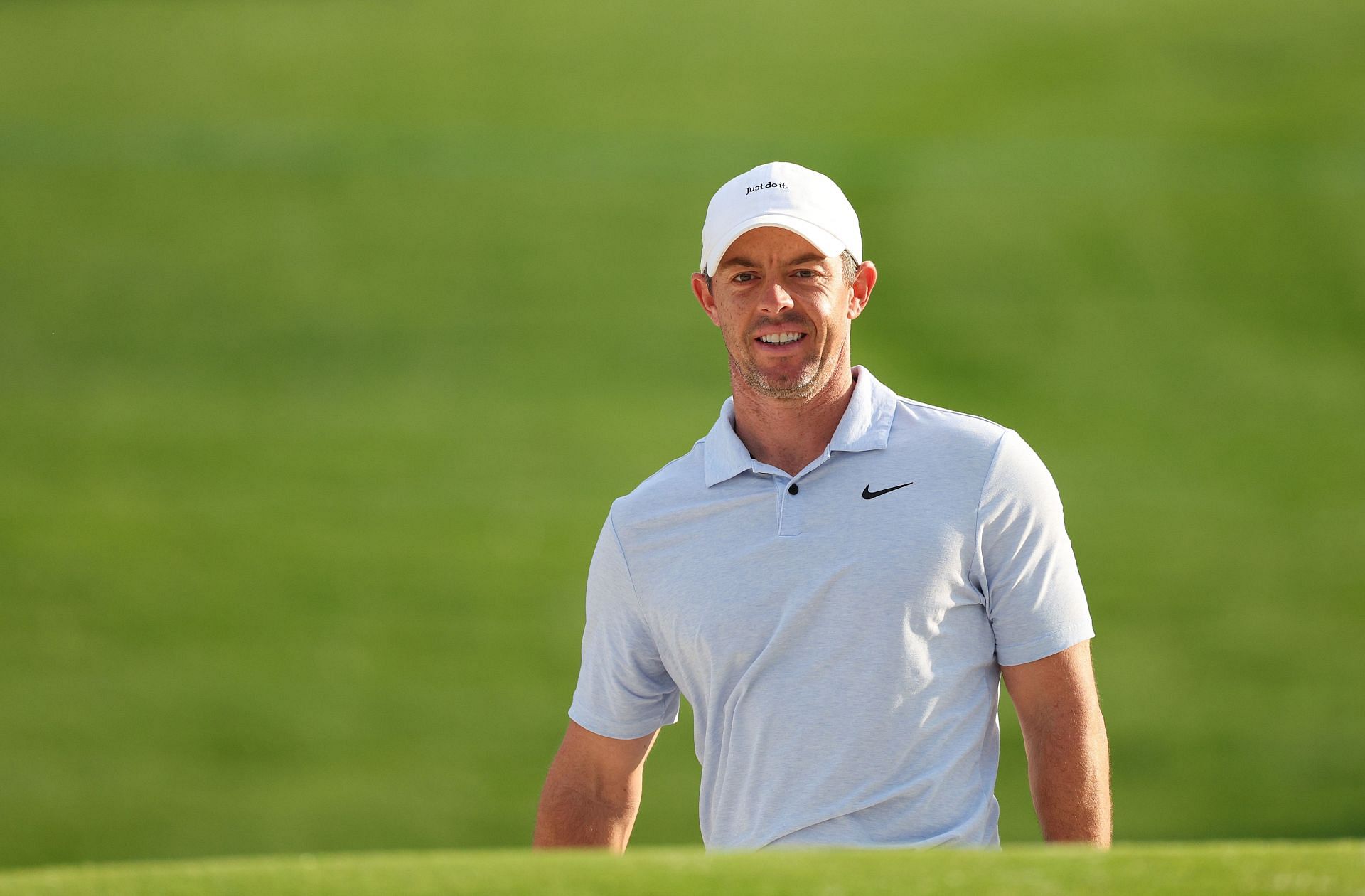 McIlroy at the 2024 Wells Fargo Championship (Image via Getty).