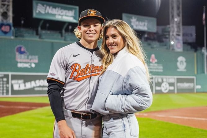 In Photos: Jackson Holliday's wife Chloe shares moments from Orioles prospect's MiLB game, followed by playtime with pup Coconut