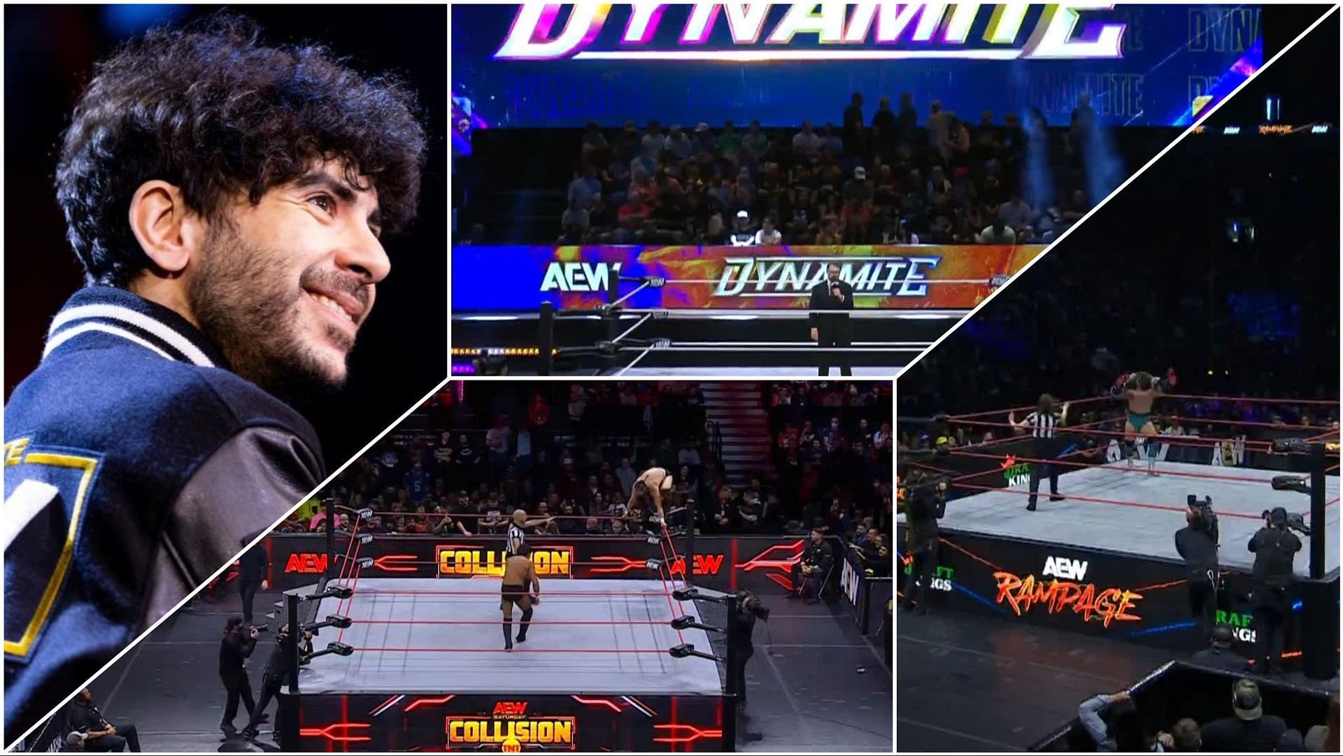 Tony Khan at AEW Dynamite, a look at the setups for Dynamite, Rampage, Collision