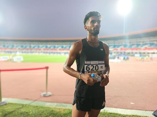 Krishan Kumar in action at the Interstate Nationals