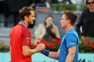 Lehecka and Medvedev at the Mutua Madrid Open - Day Ten