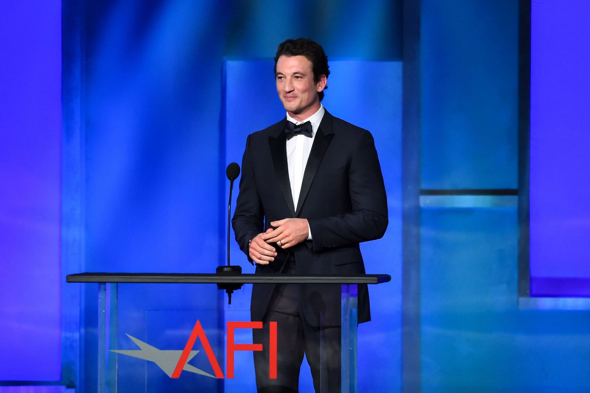 Miles Teller plays Albert Ruddy in The Offer (Image via Alberto E. Rodriguez/Getty Images)