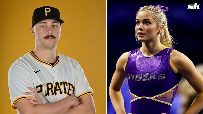 "New swag" - Olivia Dunne gets game-ready with custom denim jacket ft. Paul Skenes' jersey No. 30 ahead of boyfriend's MLB premiere