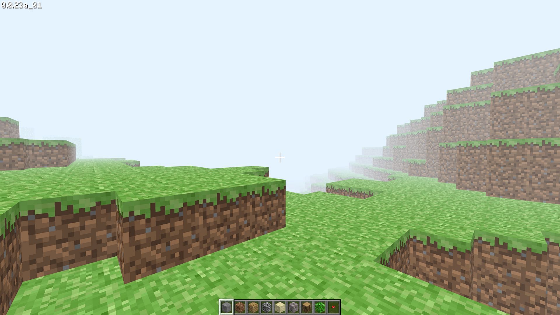 The heavy, oppressive fog of early versions of the game (Image via Mojang)