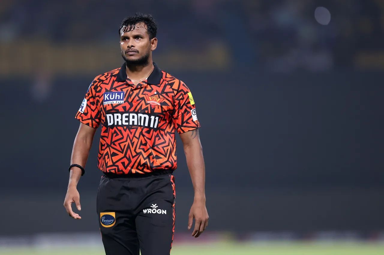 T Natarajan of SunRisers Hyderabad