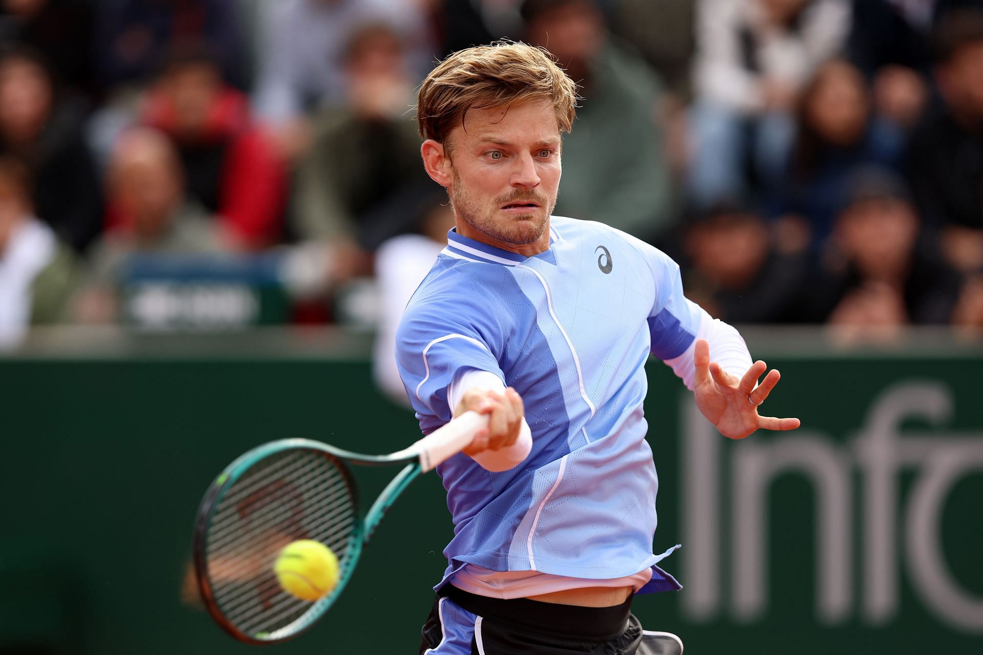 David Goffin at the 2024 French Open (Picture: Getty)