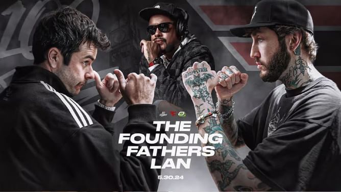 FaZe Banks defeats Nadeshot in Call of Duty 1v1 on OG Modern Warfare 2 during the Founding Fathers LAN event