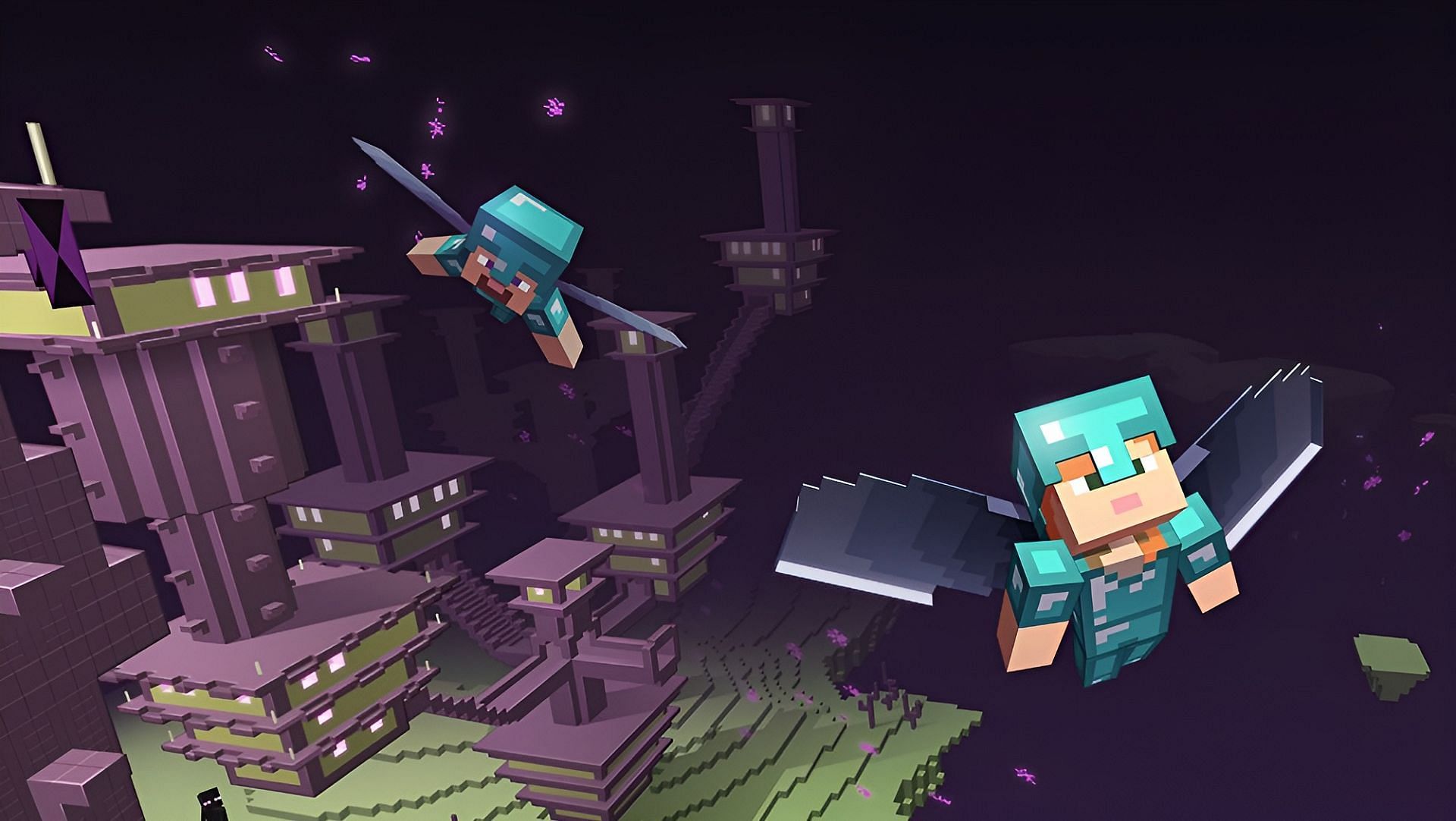 Minecraft fans love elytra, but shouldn&#039;t there be more treasure in the End? (Image via Mojang)