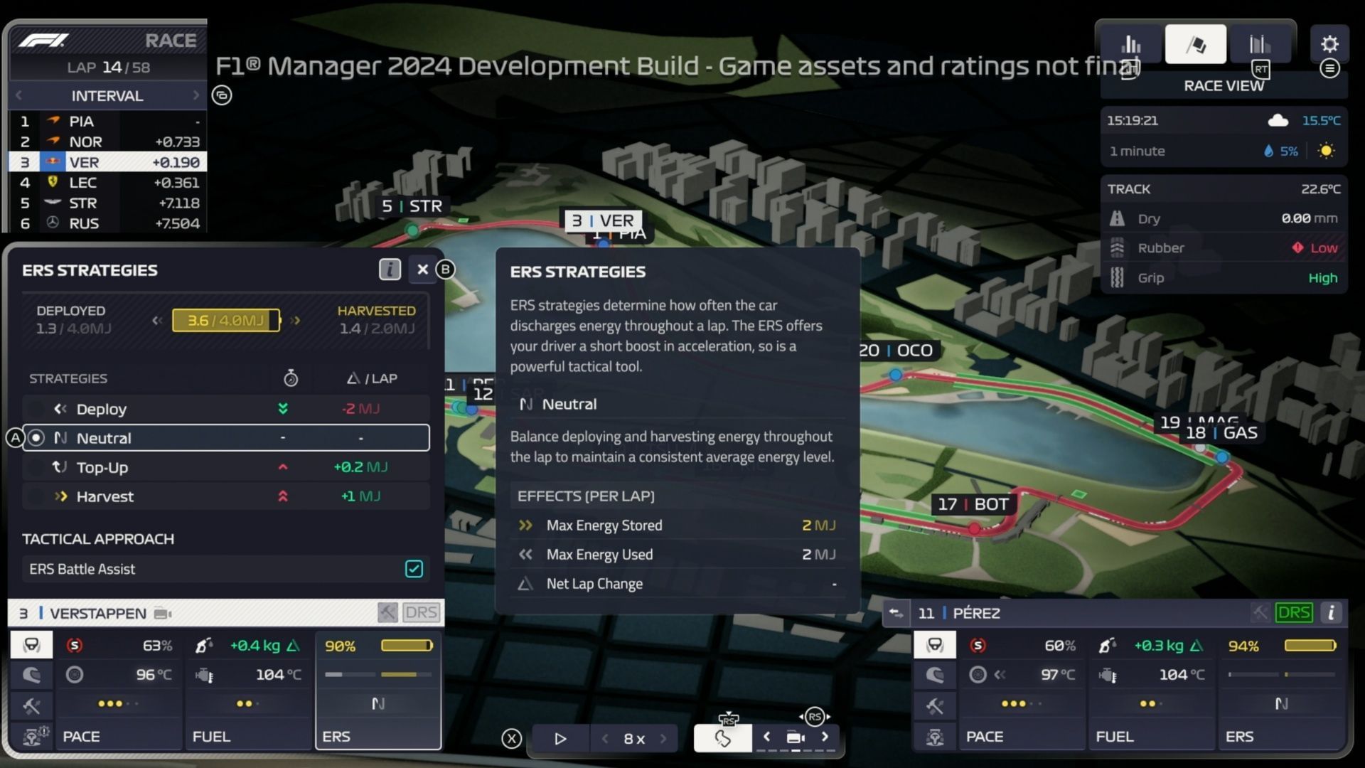 If you want to be a real success on the track, know when to change your strategies (Image via Frontier Developments)