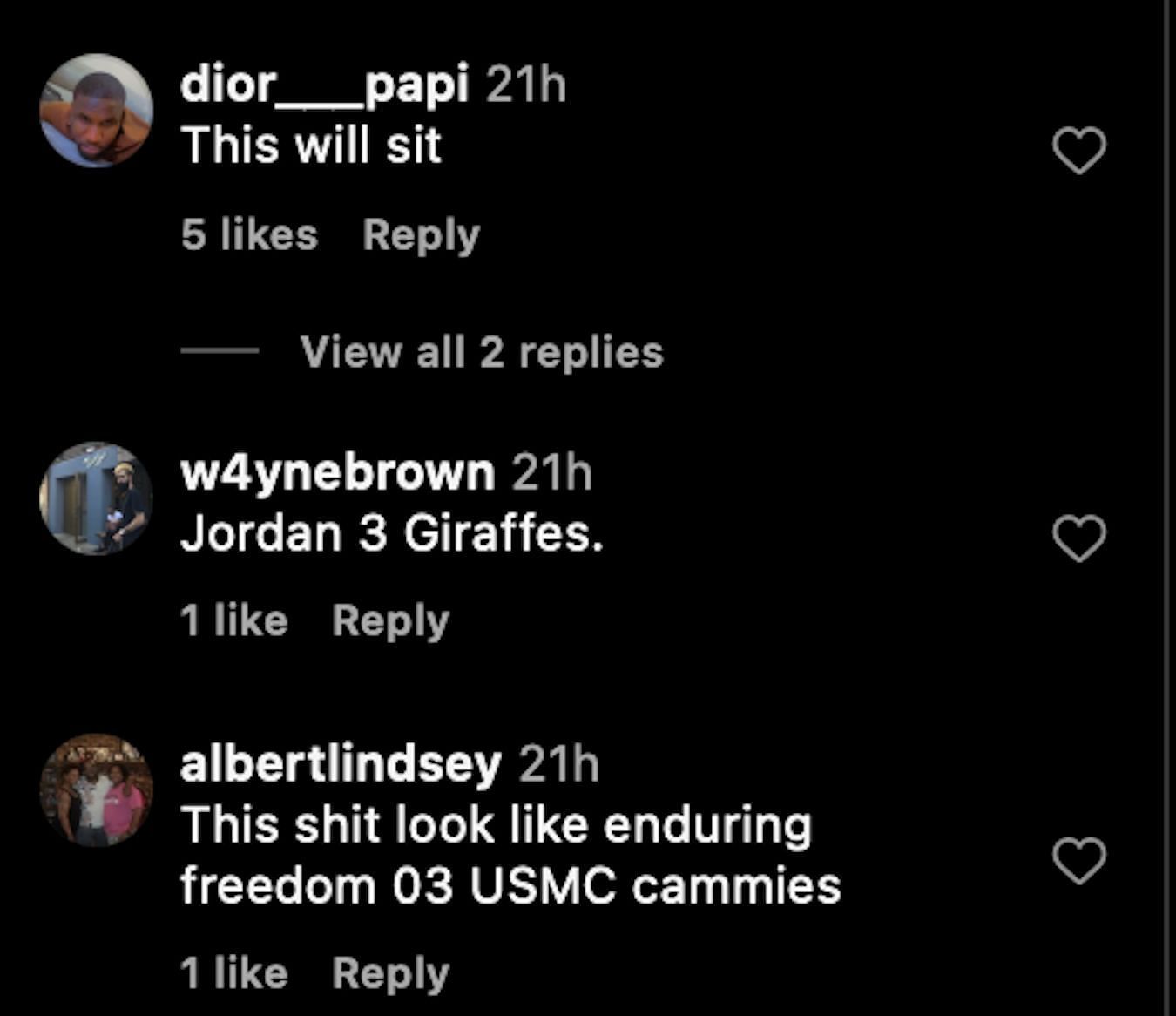 Instagram comments