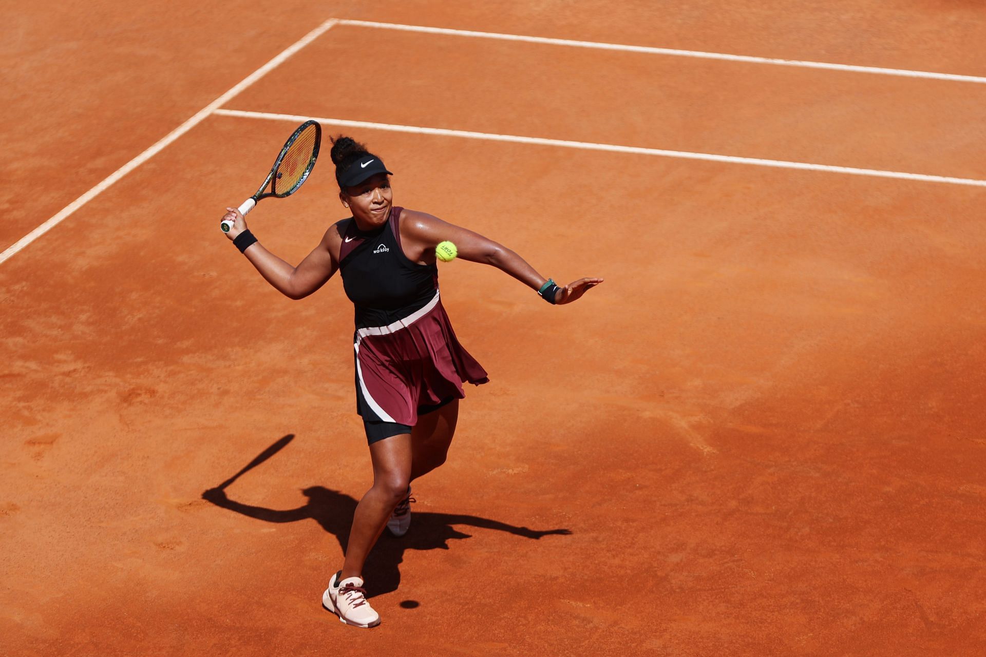 Naomi Osaka at the Italian Open.