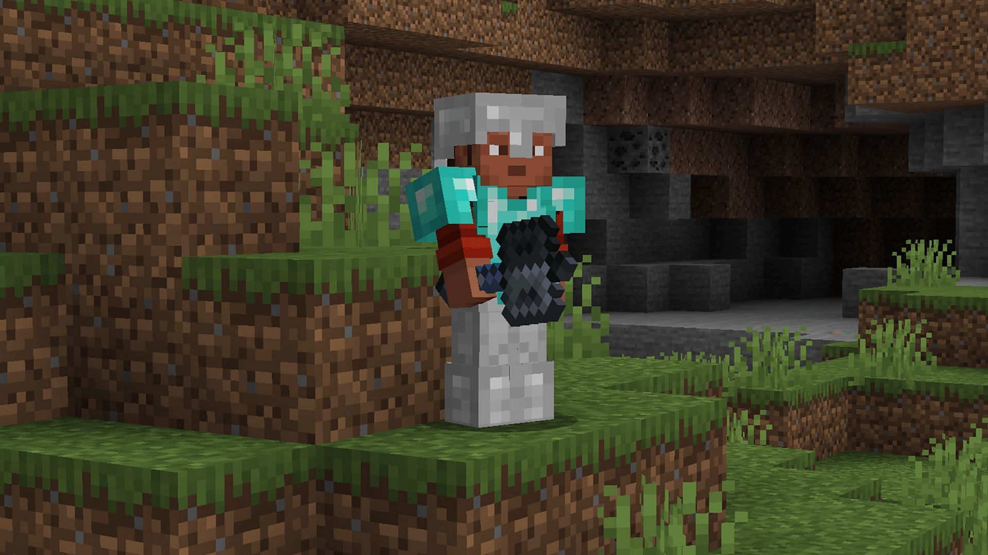 The mace is Minecraft&#039;s first unique melee weapon in quite some time (Image via Mojang)