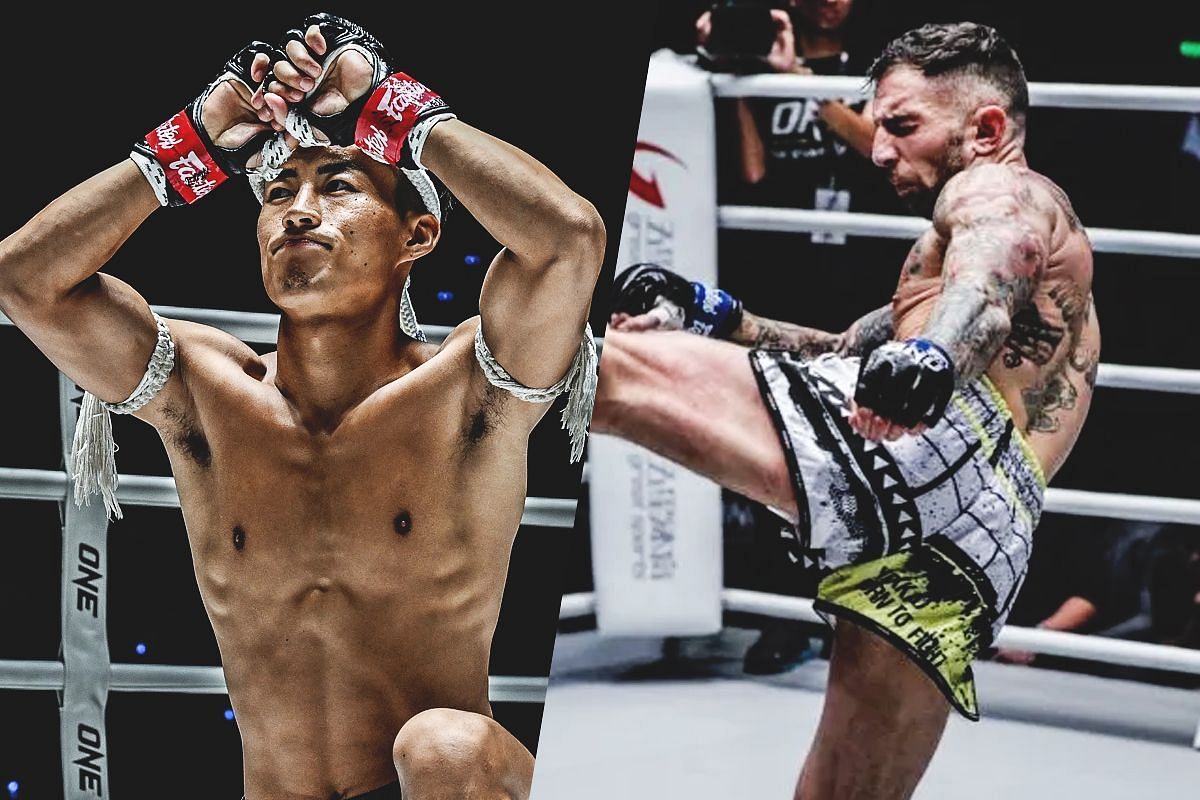 Katsuki Kitano (L) and Liam Harrison (R) | Images from ONE Championship